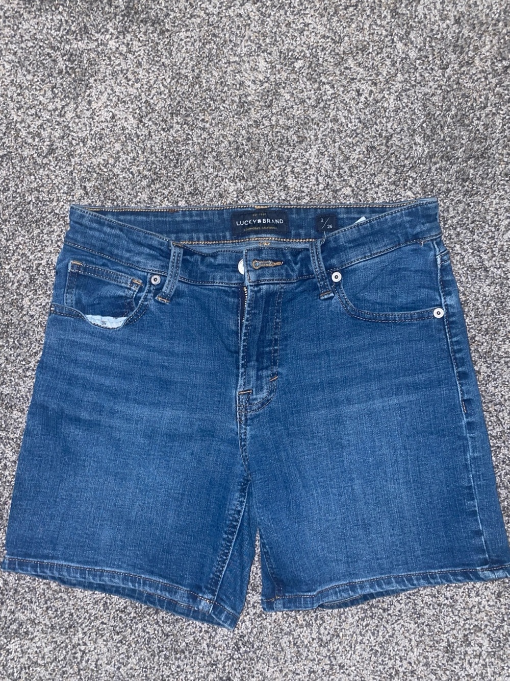 Lucky Brand Blue Denim Jean Shorts